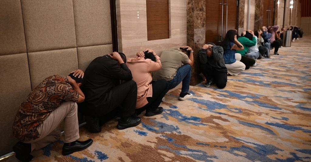 Materi menghadapi bencana gempa bumi. (dok. BDP)
